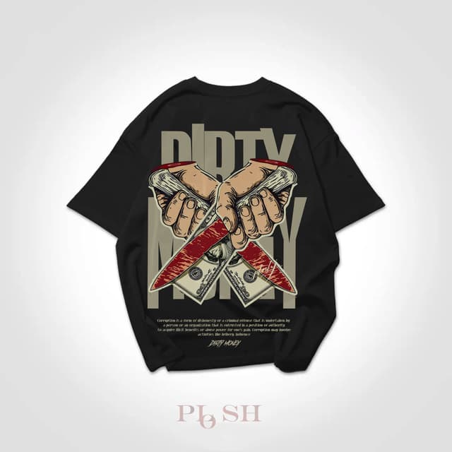 DIRTY MONEY Print Design
